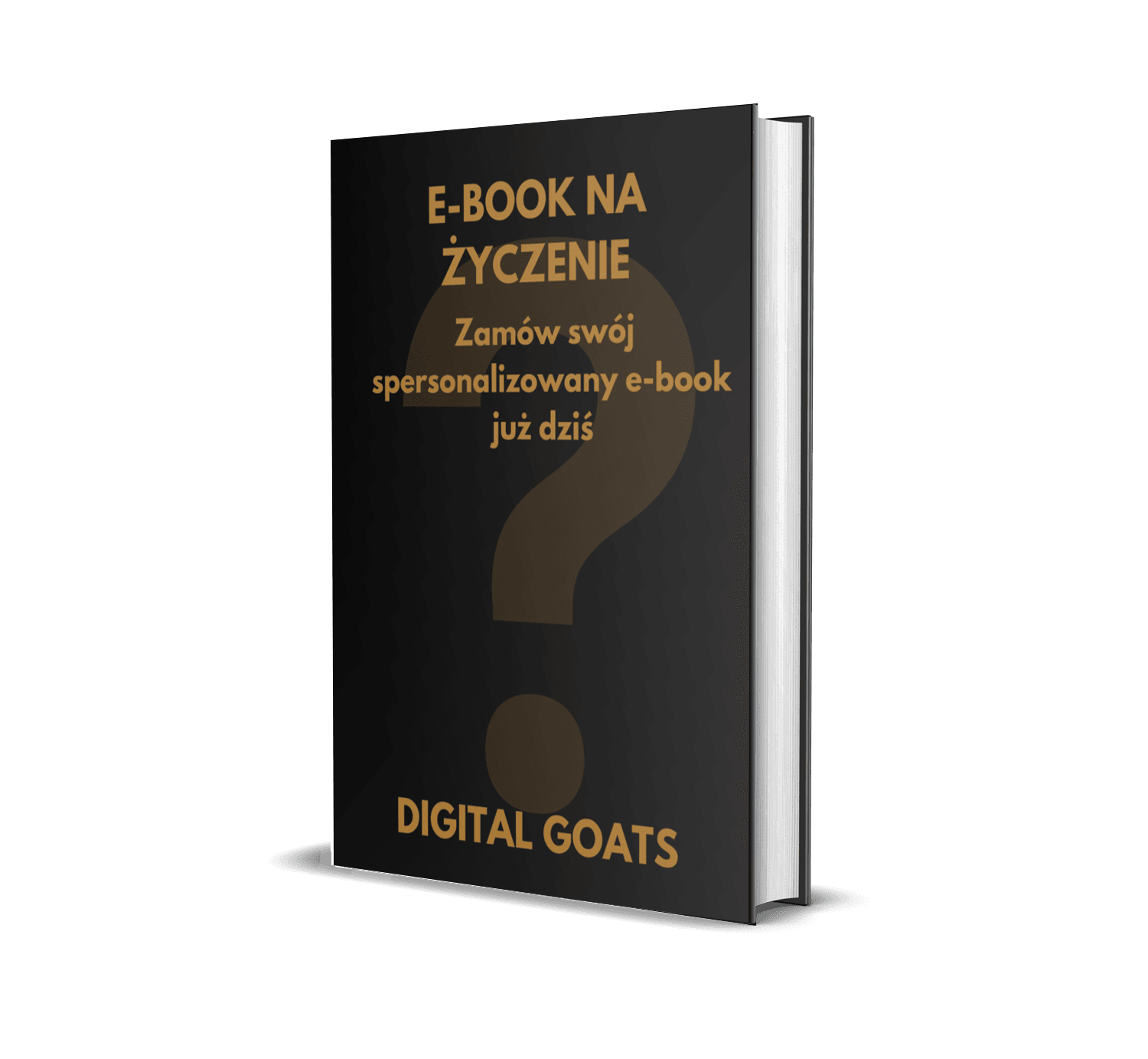 Grafika 3D książki z tytułem 